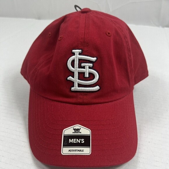 Fan Favorite St.Louis Cardinals Cap Hat Mens Red Logo Athletic MLB Baseball Hat - Picture 1 of 7